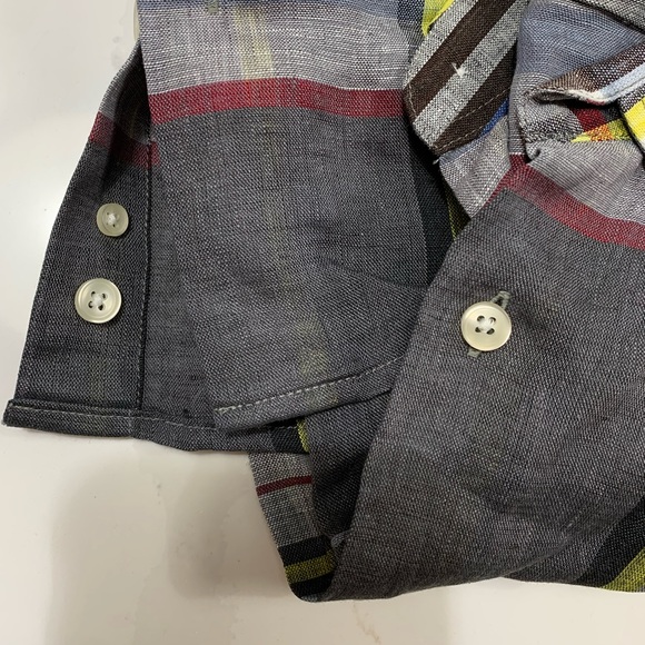 Hauptmann Germany 100% Linen Shirt, NWOT, machine washable, regular fit, Large - Picture 8 of 8